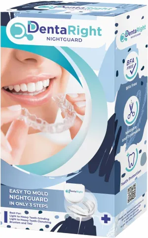 Moldable Mouthguard for Bruxism & Teeth Grinding – 6 Custom Fit Night Guards in 3 Sizes for Adults, Teens & Kids Made of Premium Dental-Grade Material