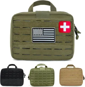 Molle Ifak Pouch Rip Away, Tactical Molle Rip Away EMT First Aid Ifak Pouch Medical Empty Utility Pouches Bag for Duty Belt Backpack Car Vest