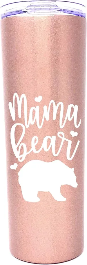 Mom Gift Coffee Mug - Mama Bear Tumbler - Mom Cup - Cute Gifts for Mother, New Moms for Christmas, Birthday, Mother's Day