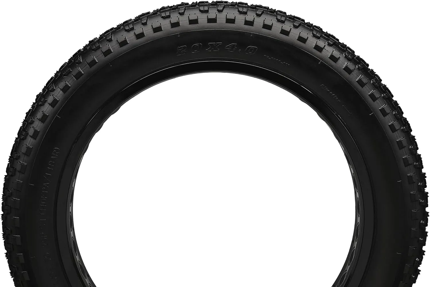 Mongoose Fat Tire Replacement, 20" x 4" or 26" x 4" Fat Tire Bike, Knobby, Puncture Guard, Nylon Inserts Within The Tire for Extra Puncture Resistance, Bicycle Replacement Parts, Black