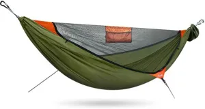 Mosquito Tent,hammock with Mosquito Net,Parachute Nylon,large Size with Mosquito Net Hammock, Easy to Store, Compact Package, A Good Choice for Outdoor Camping Equipment!(335X140)