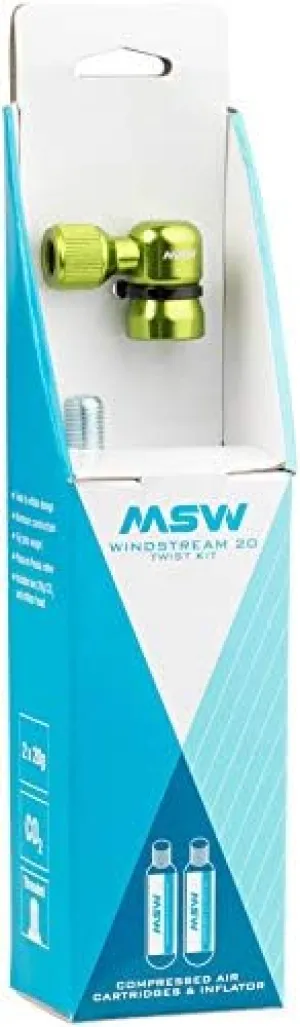 MSW Windstream Twist 20 Kit | Two 20g CO2 Cartridges