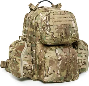 MT Military MOLLE 2 Medium Rucksack, Army Tactical Large Backpack, 3 Days Assault Pack