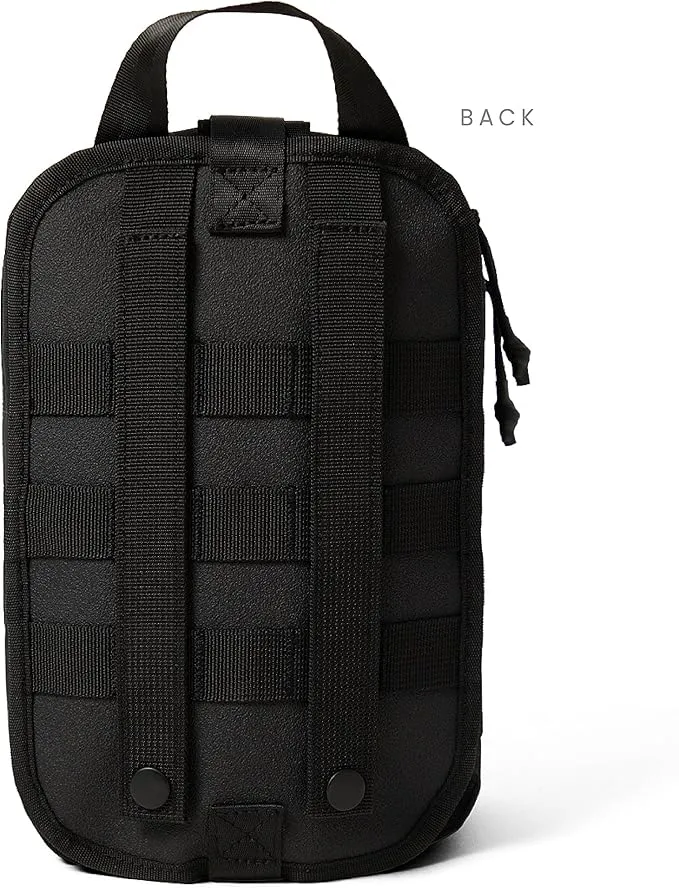 MY MEDIC MyFAK Standard Ifak First Aid Kit - 132 Life Saving Trauma and Medical Items - HSA FSA Eligible Survival Kit for Camping or Your Car - Black