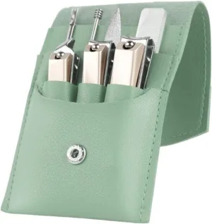Nail Clipper Set Manicure Set, 7 Pieces Nail Clippers Pedicure Kit, Stainless Steel Travel Nail Kit Professional Grooming Kit, Manicure Kit with Portable Travel Pack Fingernail Clipper