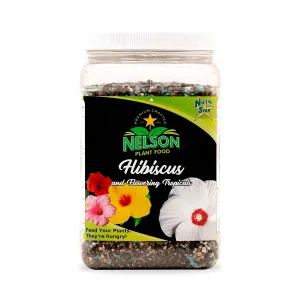 Nelson Plant Food - NutriStar Hibiscus Fertilizer - Outdoor and Indoor Plant Food - Tropical Hibiscus Fertilizer For All Flowering Tropical Plants