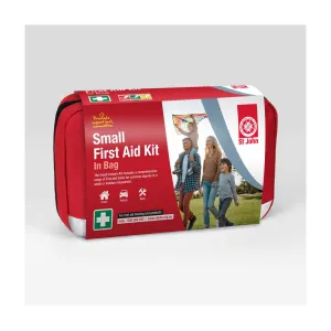 New ST JOHN AMBULANCE Small Household First Aid Kit, Water Resistant #640001
