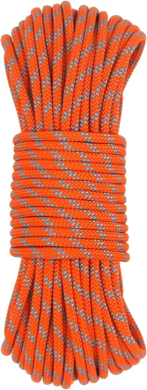 NewDoar Static Climbing Rope 6mm Accessory Cord Rope,for Arborist Tree, Mountaineering, Sailboat Rope,Dock Lines,Hauling Dragginge