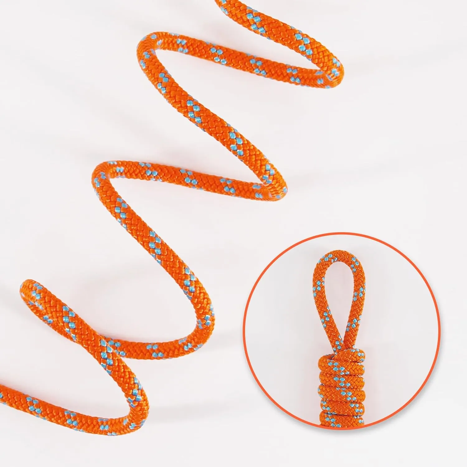 NewDoar Static Climbing Rope 6mm Accessory Cord Rope,for Arborist Tree, Mountaineering, Sailboat Rope,Dock Lines,Hauling Dragginge