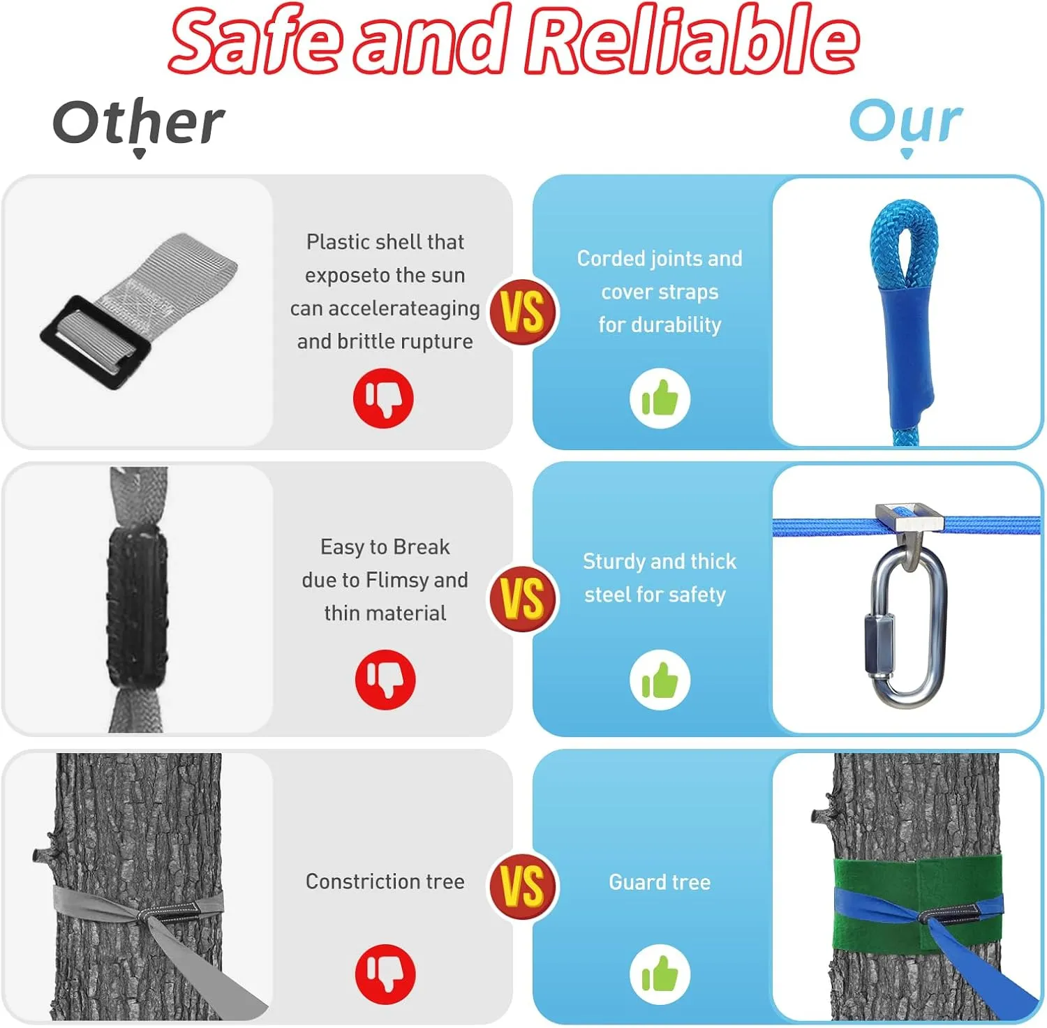 Ninja Warrior Obstacle Course for Kids, 55 FT Durable Slackline with 13 Obstacles-Swings, Monkey Bars, Arm Trainers and More, Weatherproof Outdoor Obstacle Course for Backyard, Gym, Field，3  Years Old