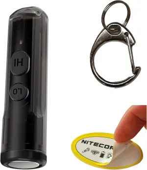 Nitecore Insect Bite Healer 10 Portable Rechargeable Heat Pen for Quick Itch and Swelling Relief, Non-Toxic Treatment of Mosquito and Insect Bites, Outdoor Essential with Key Clasp and Sticker