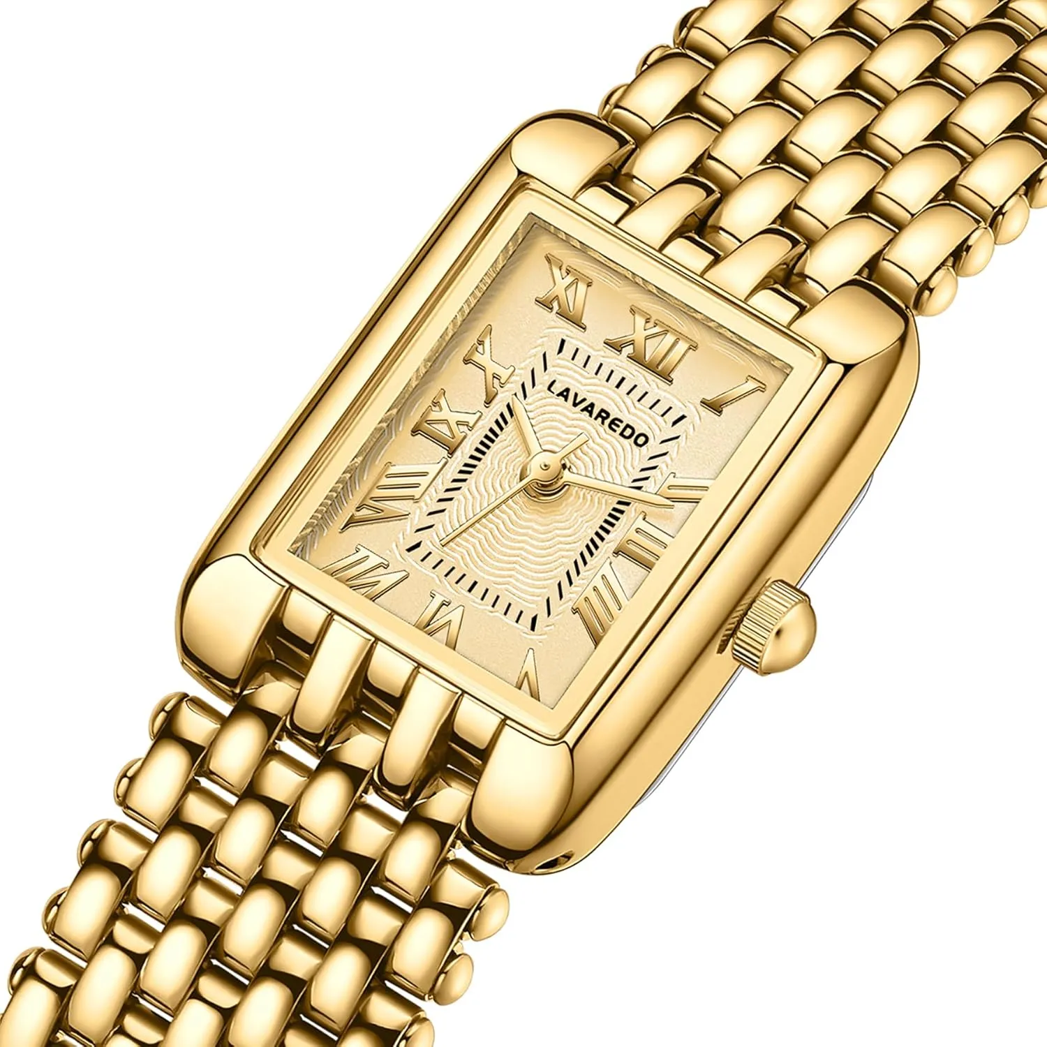 NN BEN NEVIS Gold Watches for Women Dainty Small Ladies Watch with Stainless Steel Strap, Luxury Casual Fashion Square Quartz Waterproof Watch Bracelet Adjustment Tool Included