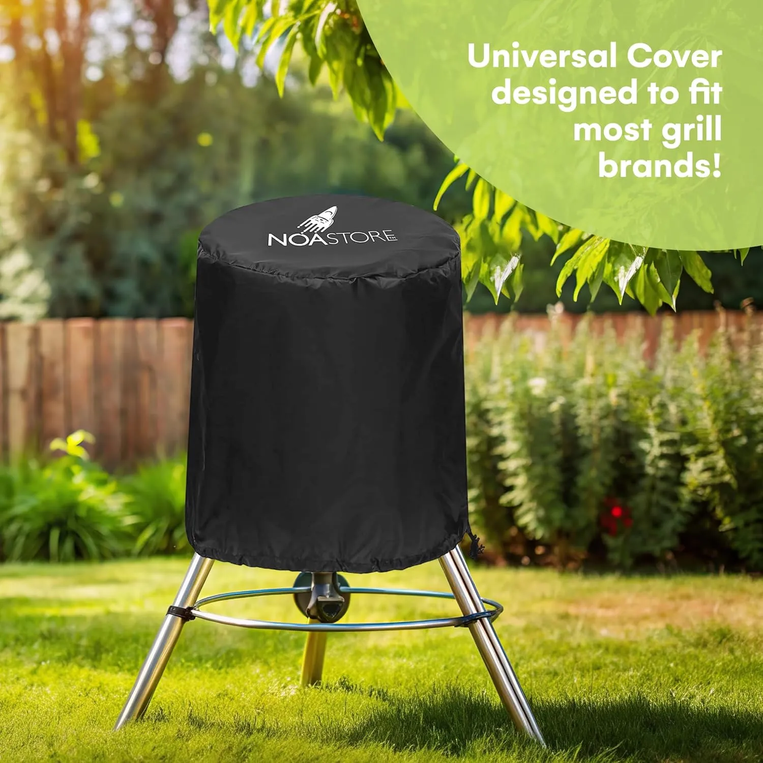 Noa Store BBQ Grill Cover fits Weber Smokey Joe Silver Serving IndoorOutdoor Round 14"-15"