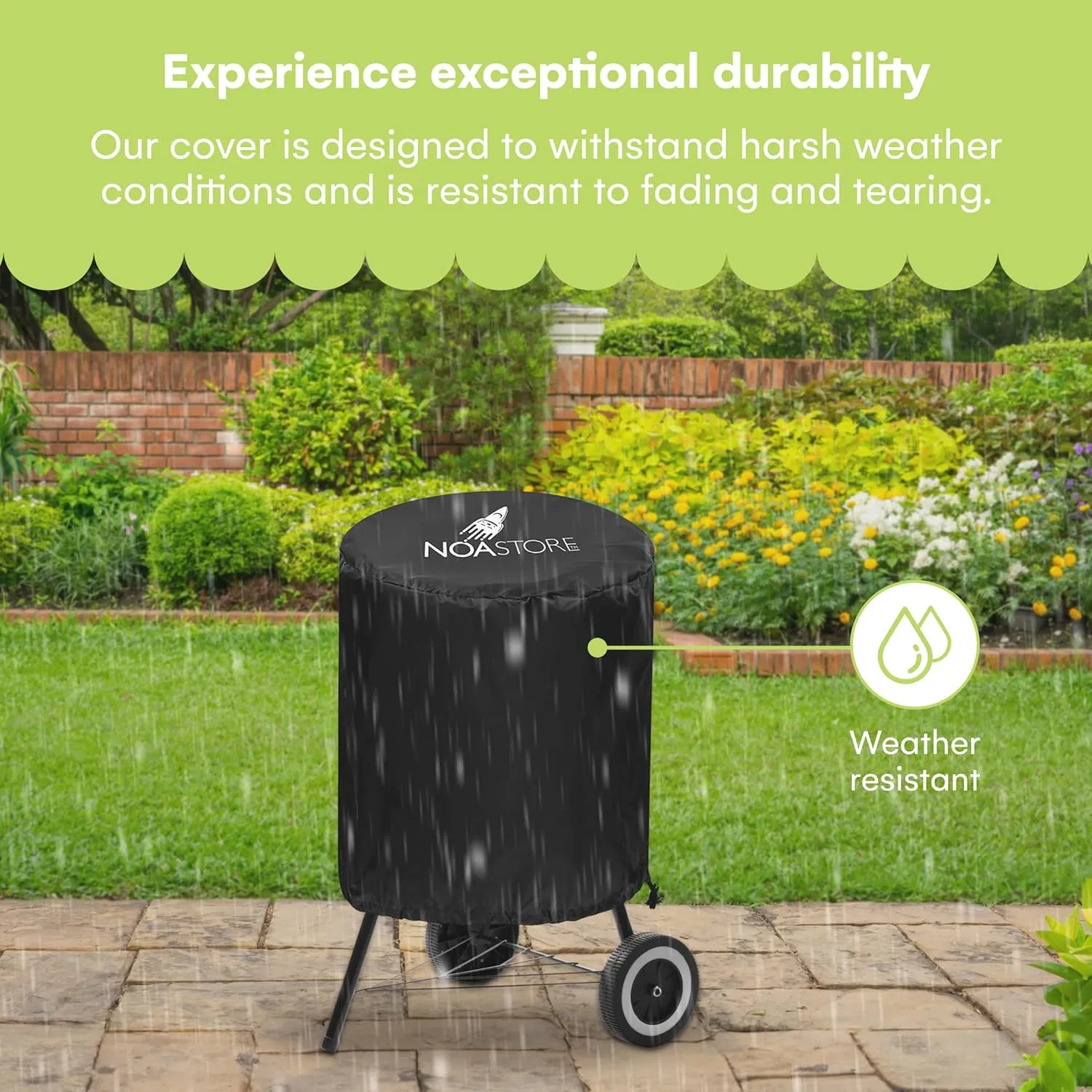 Noa Store BBQ Grill Cover fits Weber Smokey Joe Silver Serving IndoorOutdoor Round 14"-15"