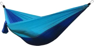 Nylon Parachute Hammock Net Solid Color Parachute Hammock with Hammock Straps and Black Carabiner Camping Survival Travel Double Person Outdoor Furniture Terrace Hammock(Model 2)