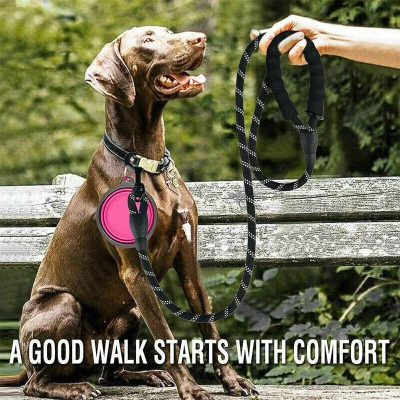 Nylon Training Dog Leash Heavy Duty Pet Products Strong Rope Recall Lead Leashes
