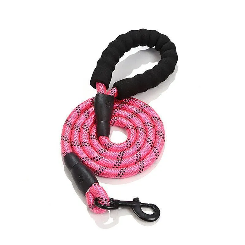 Nylon Training Dog Leash Heavy Duty Pet Products Strong Rope Recall Lead Leashes