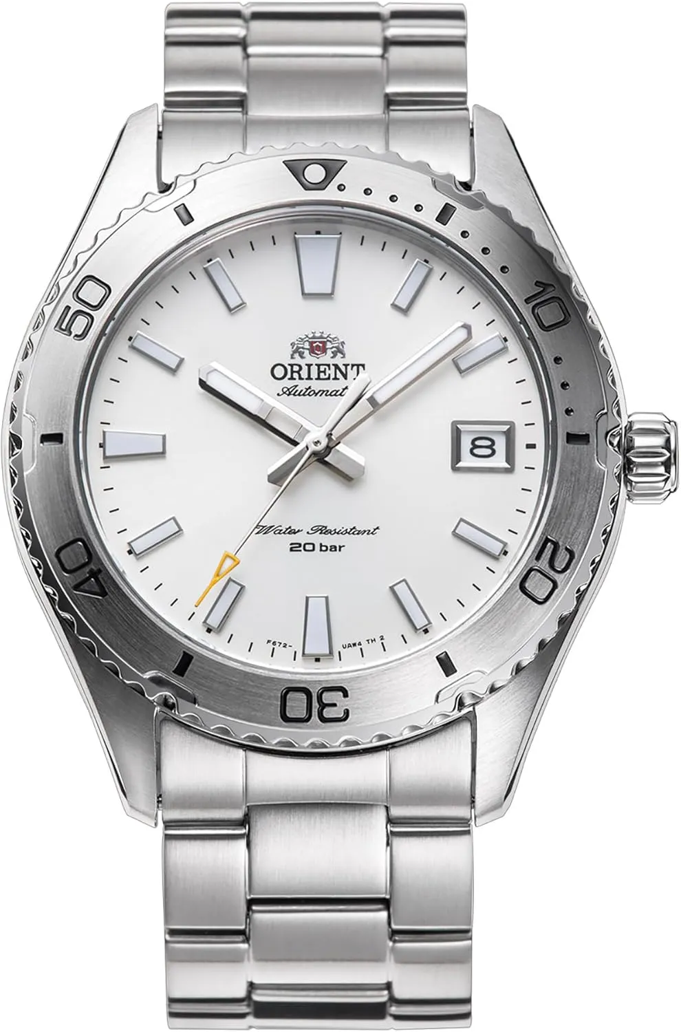 Orient RA-AC0Q03S10B Sports Watch, White, Sporty