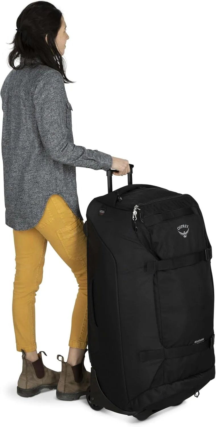 Osprey Sojourn Shuttle 36"/130L Wheeled Duffel Luggage, Black