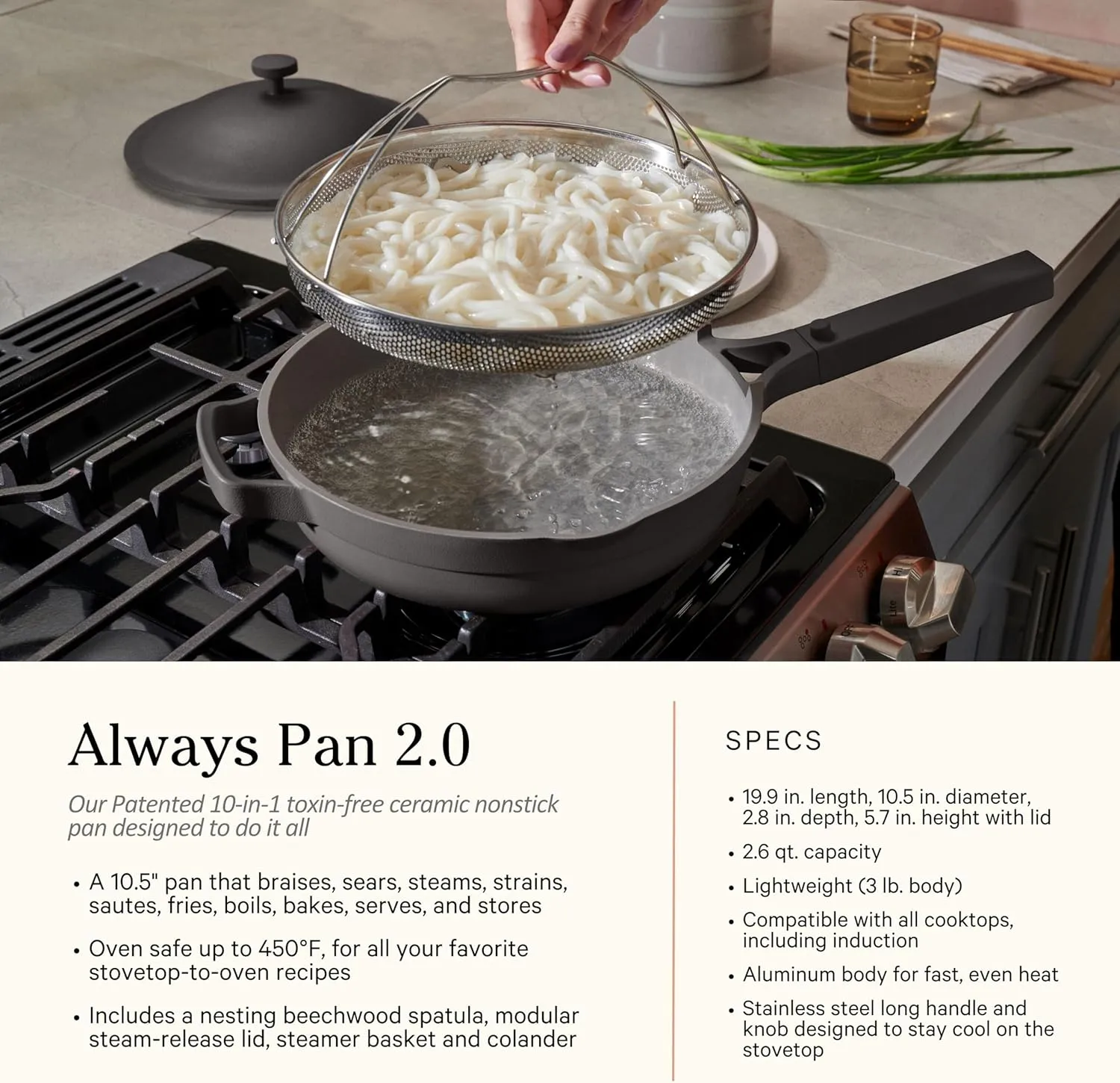 Our Place Cookware Set - 13-Piece Kit Including the Always Pan, Perfect Pot and Spatulas | Multifunctional, Toxin-Free Nonstick | Heat Safe up to 450°F | Oven, Stove, Induction Compatible | Sage
