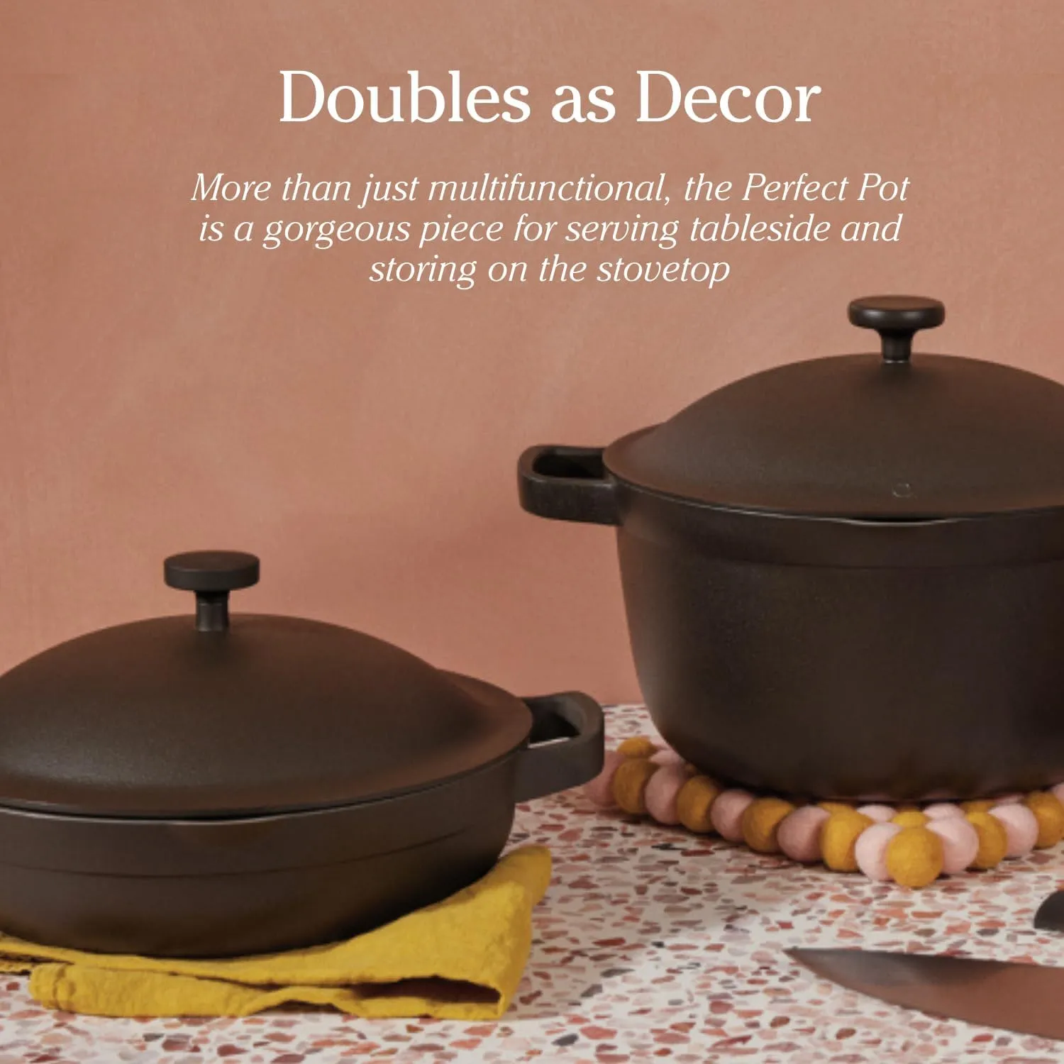 Our Place Perfect Pot - Mini 2.5 Qt Nonstick Ceramic Sauce Pan with Lid | Versatile Cookware for Stovetop and Oven | Steam, Bake, Braise, Roast | PTFE and PFOA-Free | Toxin-Free, Easy to Clean | Sage