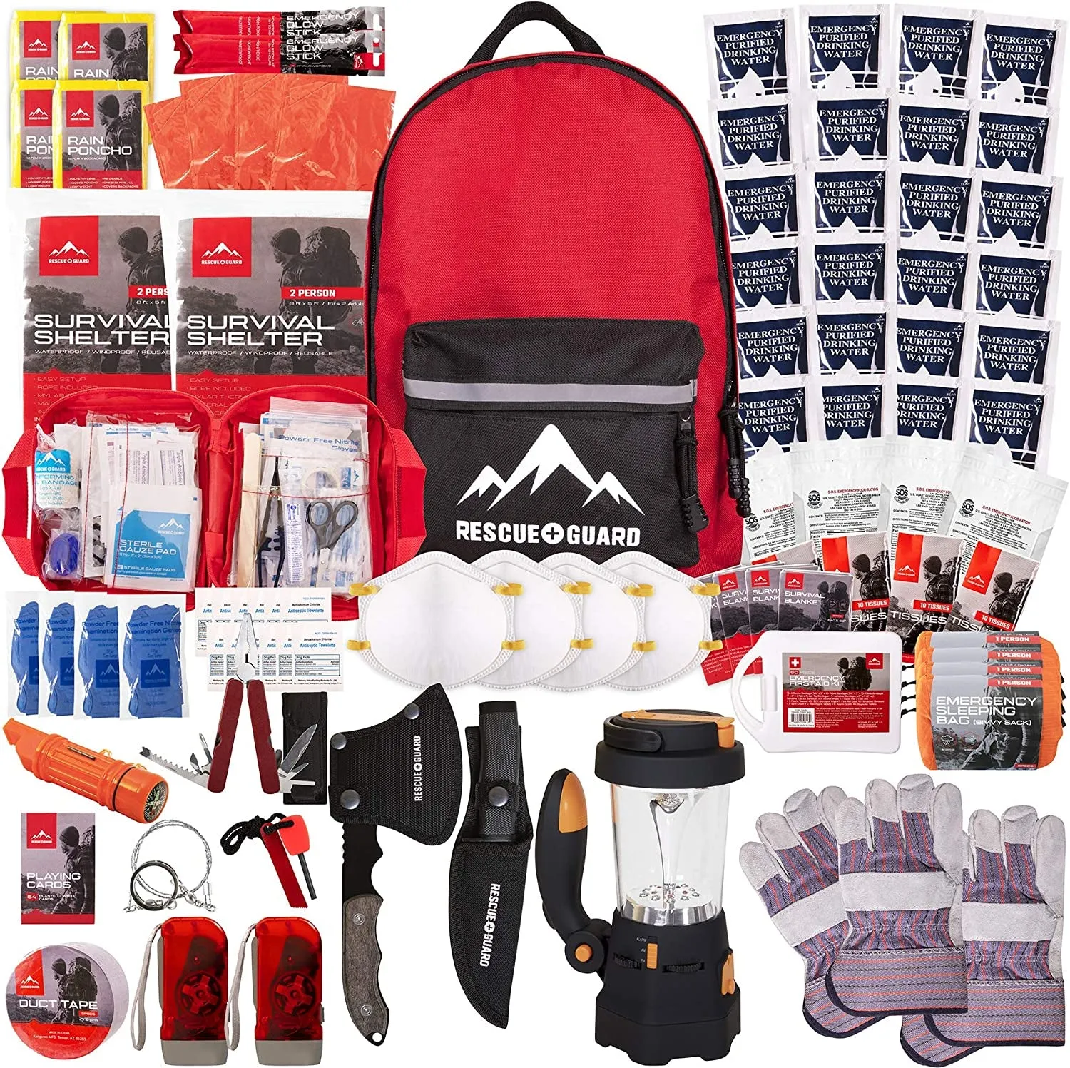 Out Bug Supplies Hurricane of Supplies Aid Bag 72 Families Emergency Kit - Disaster Disaster Preparedness Professional or First Effective communication Earthquake Hours Survival for