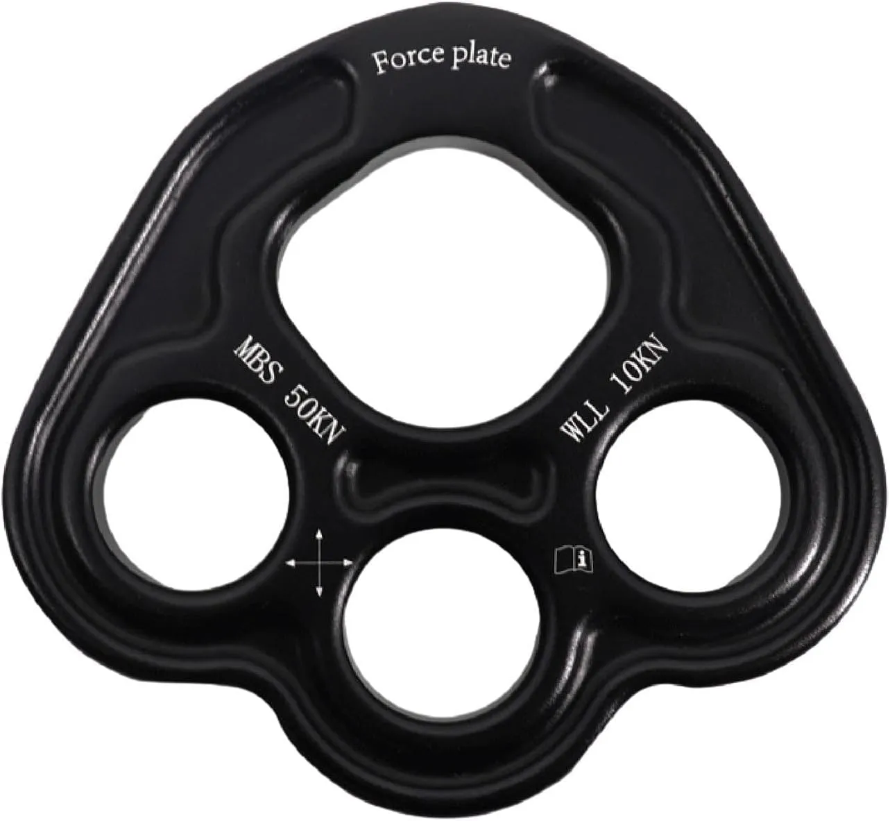 Outdoor 4 Hole Leg Rigging Plate Access Rope Climbing Anchor Heavy Duty Outdoor Activities Climbing Equipment