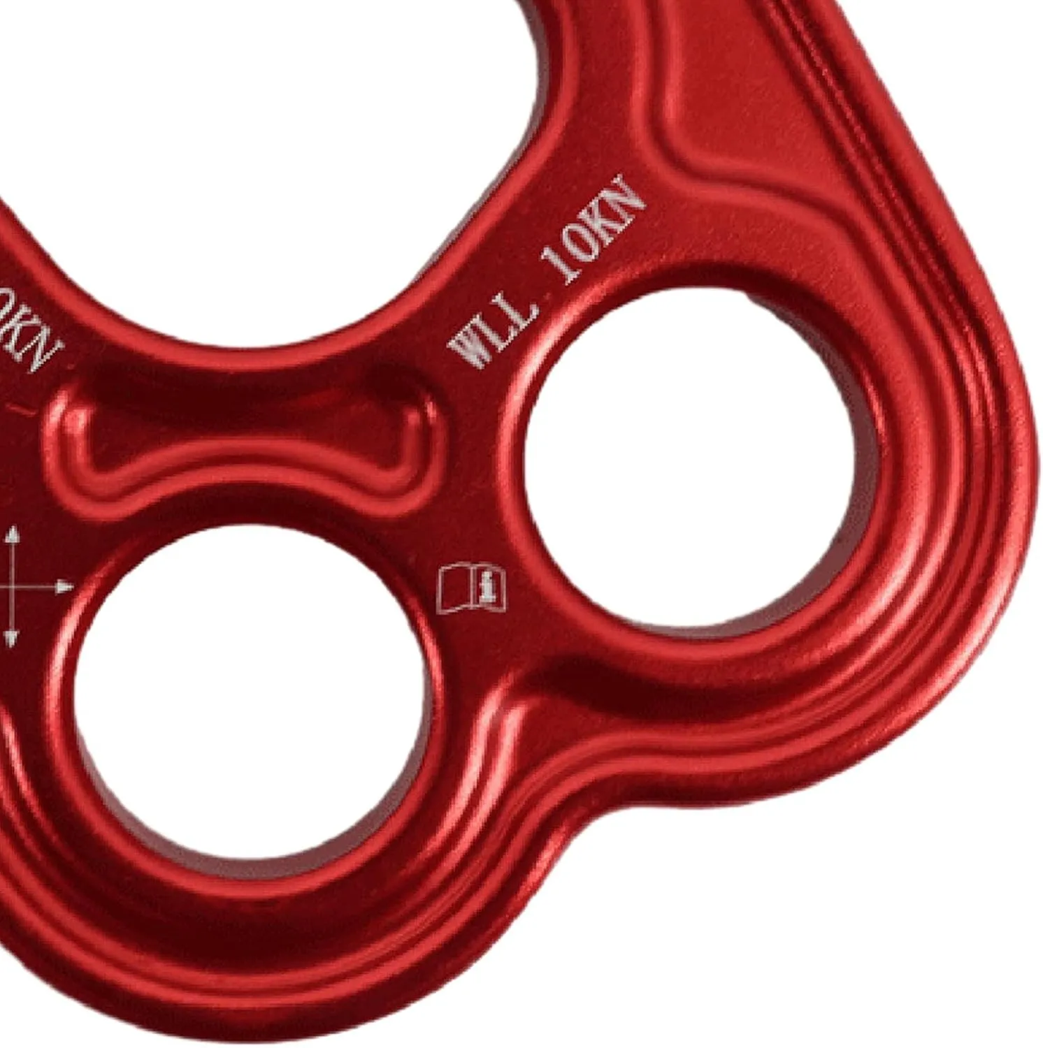 Outdoor 4 Hole Leg Rigging Plate Access Rope Climbing Anchor Heavy Duty Outdoor Activities Climbing Equipment