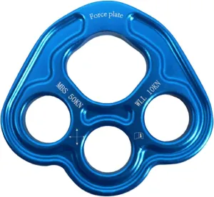 Outdoor 4 Holes Paw Rigging Plate Rope Access Climbing Anchor Sturdy Work Outdoor Activities Climbing Equipment