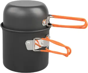 Outdoor Camping Cookware Backpacking Pots And Pans Portable Camping Cooking Utensils With Folding Handle Enduring