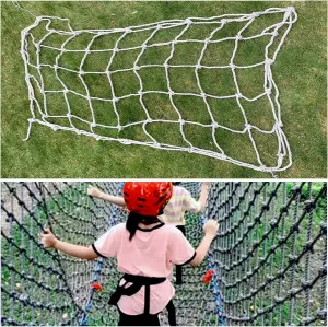 Outdoor Cargo Climbing Net Treehouse Playground Heavy Duty Swings Net Safety Climbing Rope Net for Kids Protection Net,275.59 * 393.7 inch
