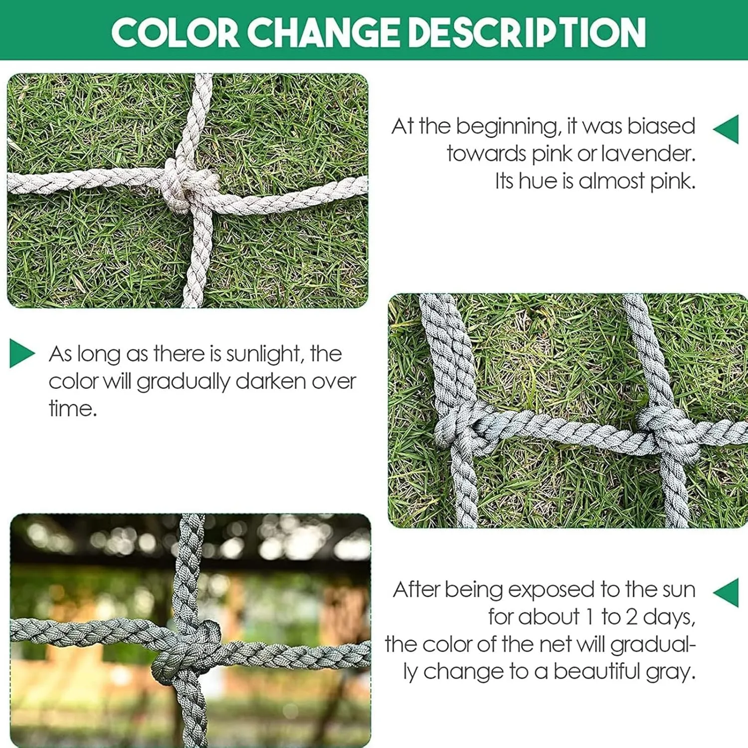 Outdoor Climbing Cargo Rope Ladder Net Playground Safety Net Heavy Duty Climbing Rope Net Anti Fall Protection Netting for Stair Balcony Railing,6.6x19.7ft