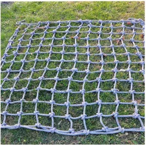 Outdoor Climbing Net for Kids and Adult,Climbing Net for Swing Set, Heavy Duty Rope Outdoor Cargo Webbing Net,Military Climbing Cargo Net(8mm*12cm,1X10m/3.3X32.81ft)