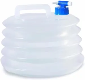 Outdoor Collapsible Water Bag Camping Foldable Water Containers Drinking Multifunction Telescopic Storage Water Bottle (Size : 5L 100g)