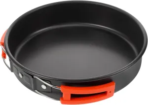 Outdoor Cooking Pot Compact Camping Frying Pan Nonstick Aluminum Skillet Camping Cooking Utensil Hiking Camp Pot