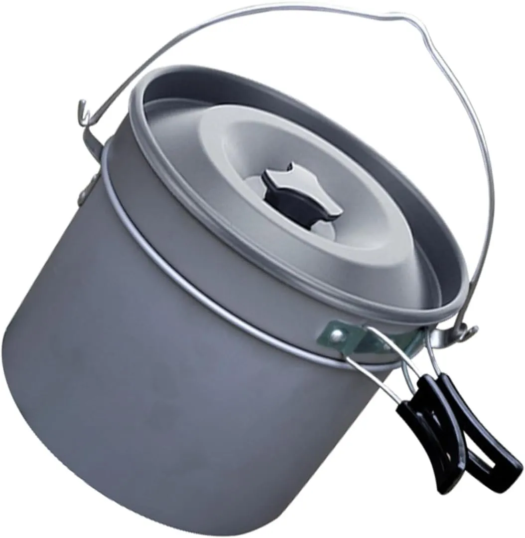 Outdoor Cookware Camping Set Non-Stick Camping Pot Compact Hiking Cookware