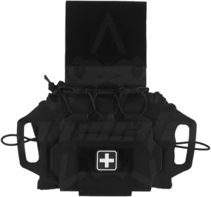 Outdoor First Aid Bag Rapid Deployment Kits Medium Medical Pouch Fit for Vest Accessories(BK)