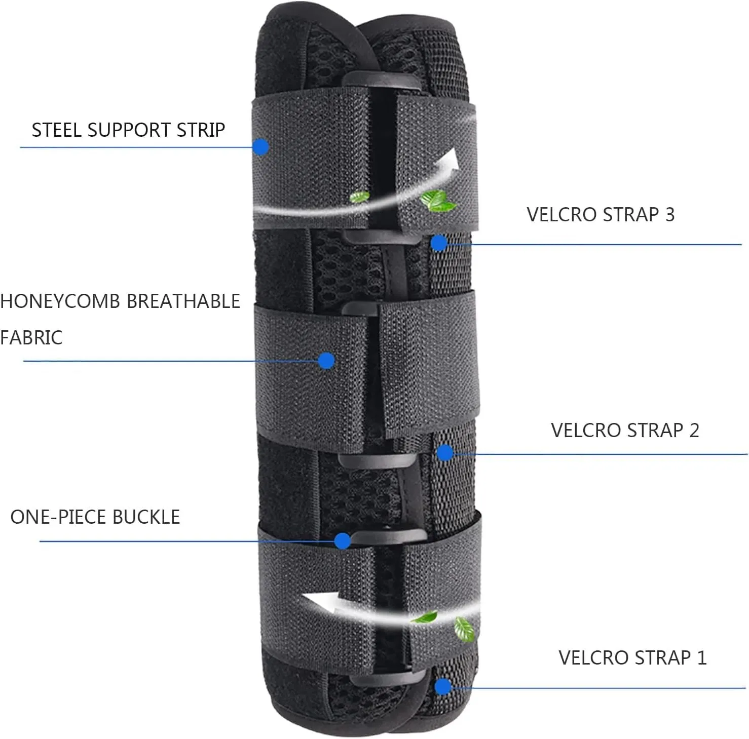 Outdoor First Aid Immobilization Protection Device, Arm Splint Brace, Elbow Immobilizer Stabilizer Splint/Arm Restraint, Injuries, Broken for Kids and Adults, Elbow Joint Fixed Support(Xs)