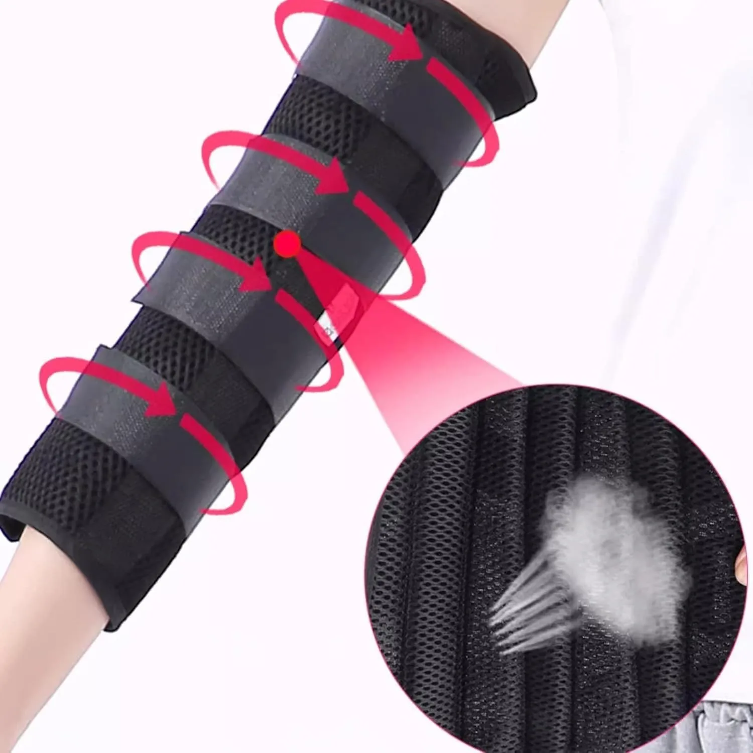 Outdoor First Aid Immobilization Protection Device, Arm Splint Brace, Elbow Immobilizer Stabilizer Splint/Arm Restraint, Injuries, Broken for Kids and Adults, Elbow Joint Fixed Support(Xs)