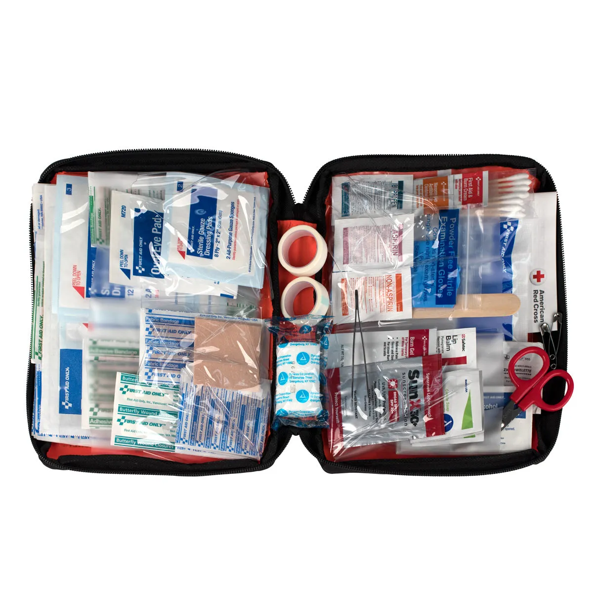 Outdoor First Aid Kit, 205 Piece, Fabric Case