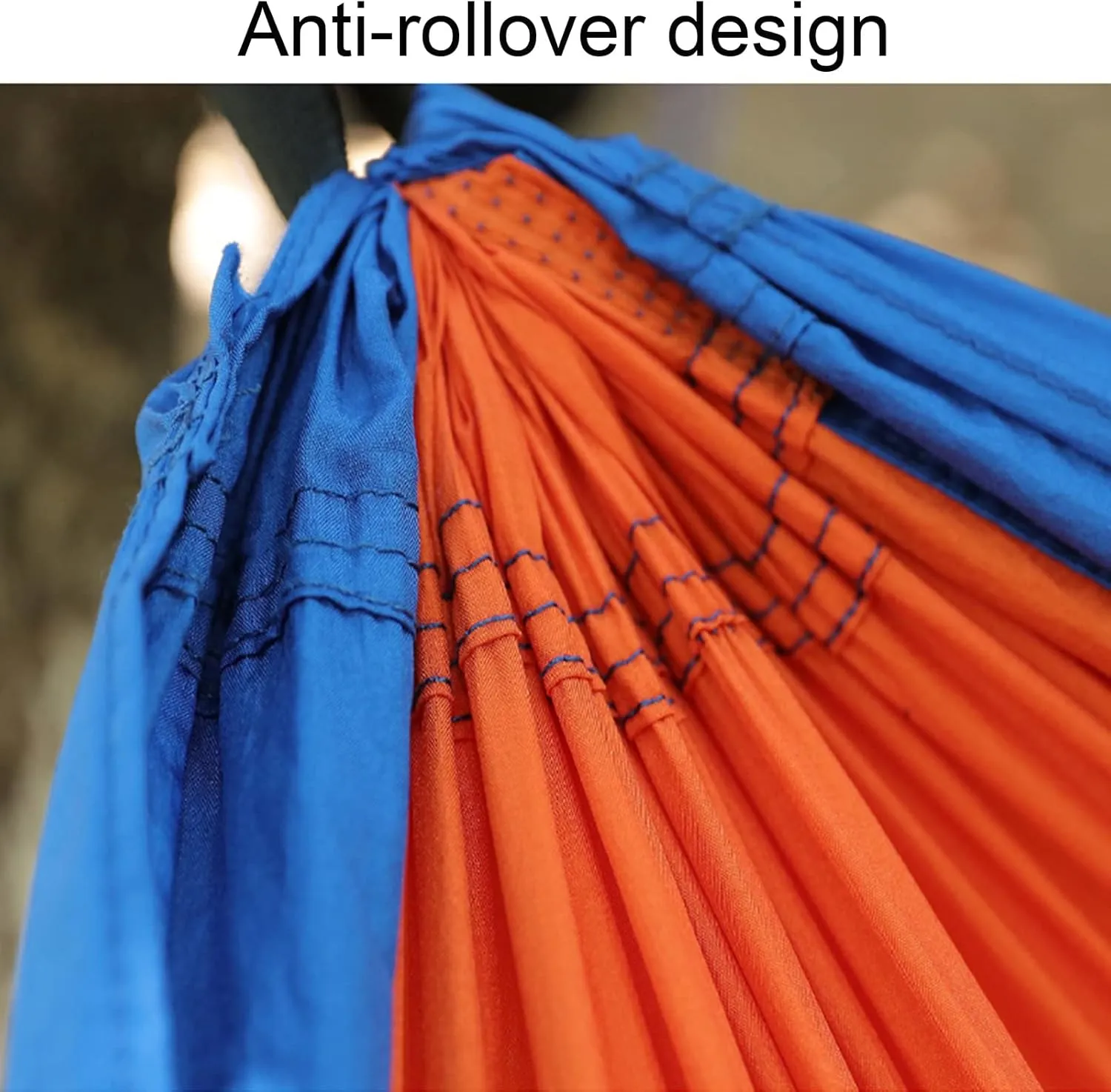Outdoor Hammocks, Camping Hammock Double Portable Hammocks, Nylon Hammock with Tree Straps, for Outdoor Backpacking, Camping, Adventure (Green)