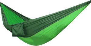 Outdoor Hammocks, Camping Hammock Double Portable Hammocks, Nylon Hammock with Tree Straps, for Outdoor Backpacking, Camping, Adventure (Green)