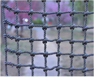 Outdoor Indoor Physical Training Climbing Netting Protection Safety Net Swing Set Climbing Ladder Truck Trailer Heavy Duty Netting Balcony Net Dia 10mm (Size : 2X2m/6.6X6.6ft)