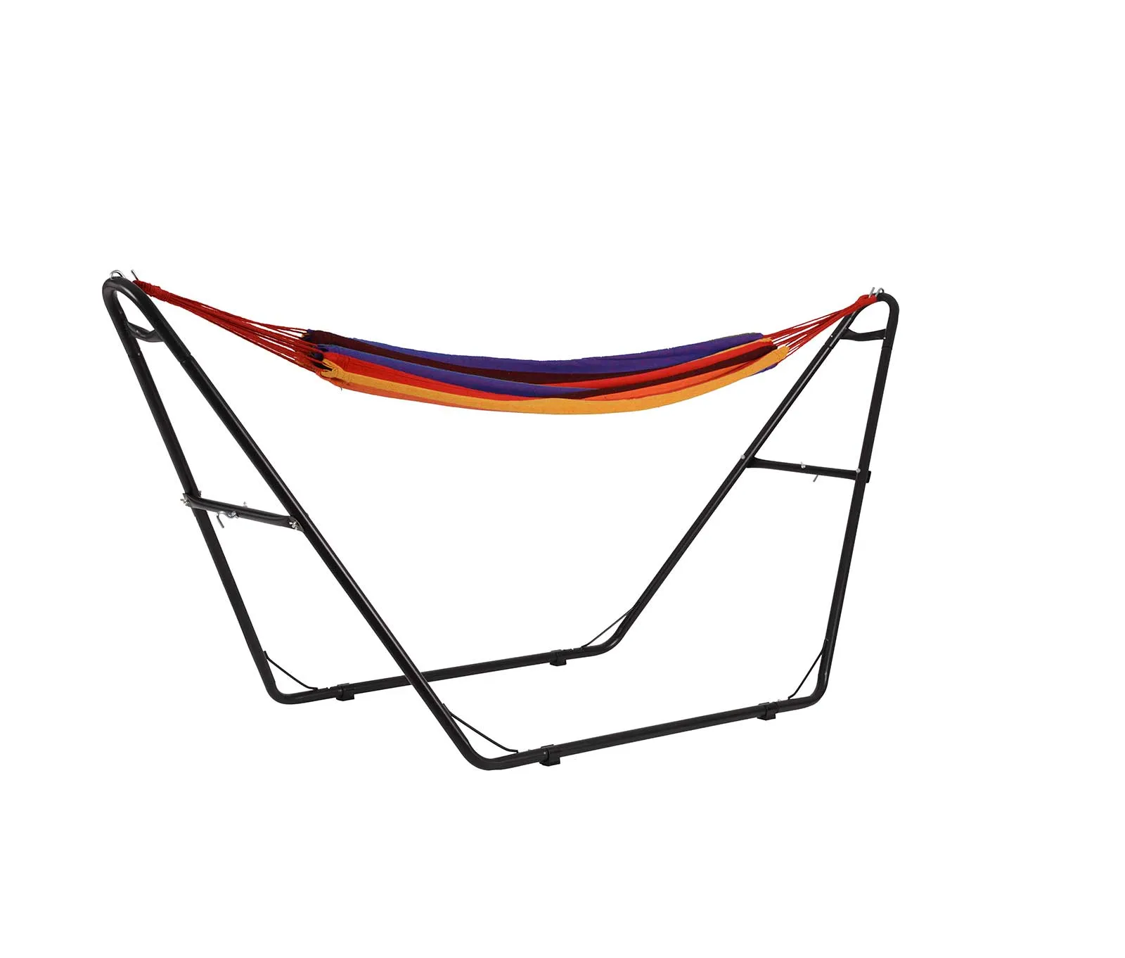 Outdoor Leisure Tropical Hammock and Frame - Stripe