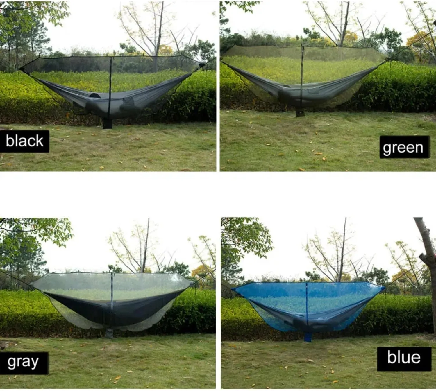 Outdoor Lightweight Travel Portable Separating Hanging Mosquito Net Bugs Net Camping Hammock
