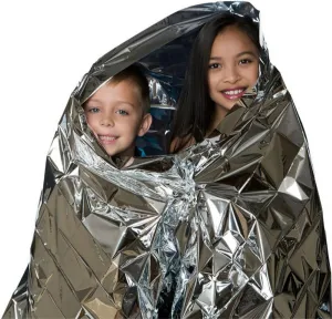 Outdoor Portable PET Silver First aid Blanket Emergency Blanket lifesaving Insulation Blanket Survival Outdoor Products