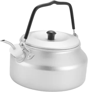 Outdoor Stainless Steel Kettle 0.9l Handheld Camping Tea Pot Versatile Water