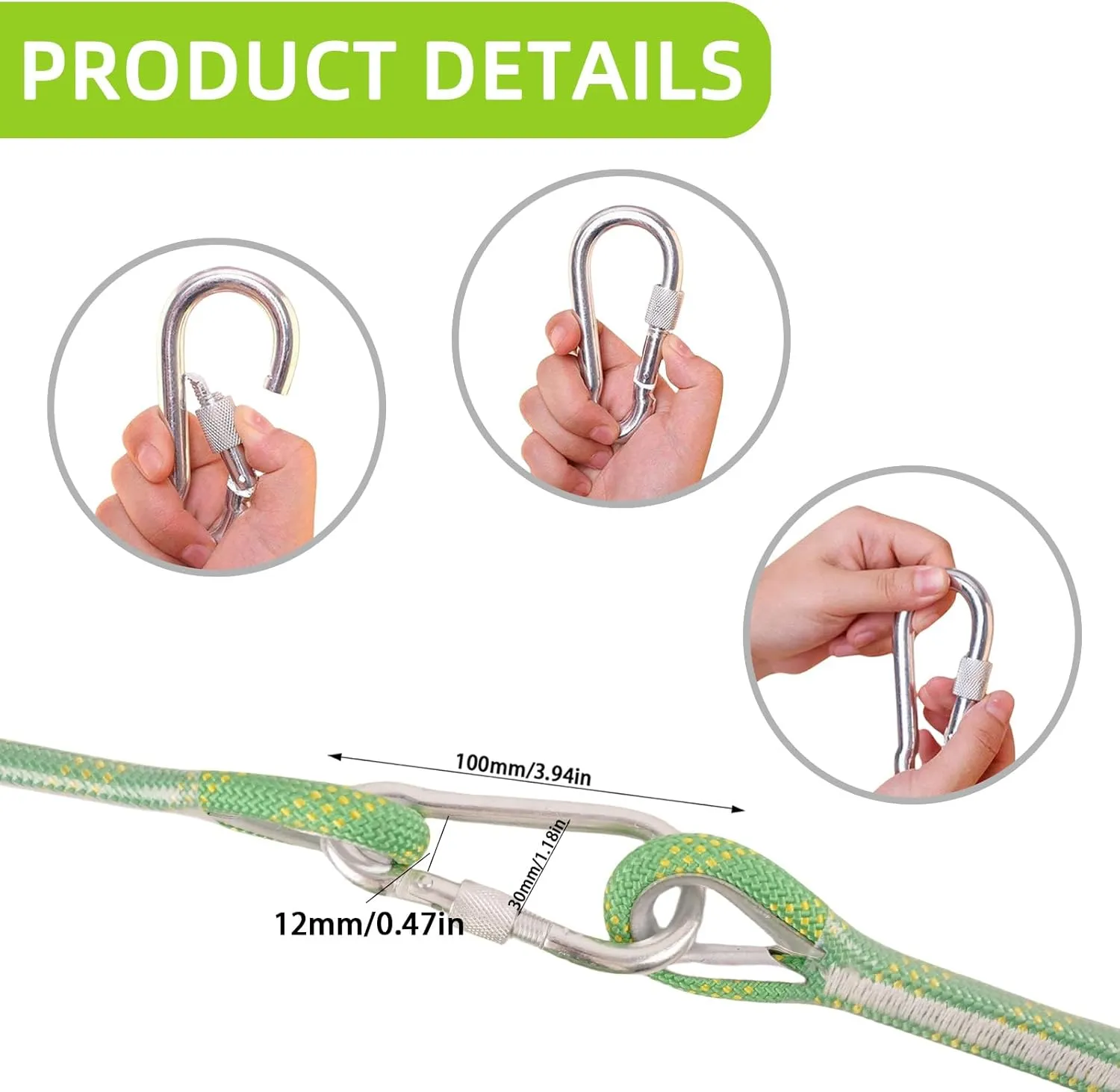 Outdoor Static Climbing Rope for Adults - High Strength Rope for Rock Climbing, Tree Climbing, Hiking, Arborist, Rescue & Camping - Purple(10m/32ft, 20m/64ft, 30m/96ft)