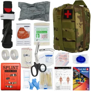 Outdoor Survival Gear MOLLE Bag First Aid Kit