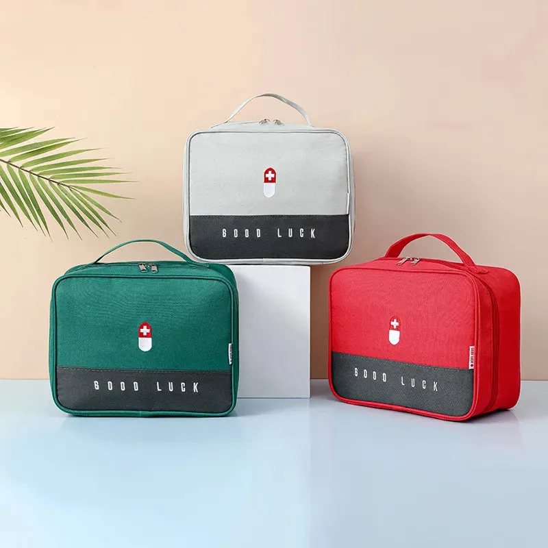 Outdoor Travel Portable Medical Storage Bag Large Capacity Oxford Home Medicine Pill First Aid Kit Medical Emergency Kits Bag